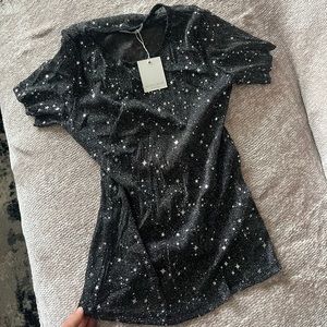 Shimmer mesh shirt
